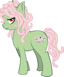 Size: 400x479 | Tagged: dead source, safe, artist:daimera, oc, oc only, oc:creepy pasta, pony, pun, solo