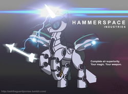 Size: 1280x942 | Tagged: safe, oc, oc only, series:ask the guard ponies, mech