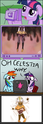 Size: 575x1636 | Tagged: safe, rainbow dash, twilight sparkle, pony, g4, computer meme, exploitable meme, mami tomoe, meme, puella magi madoka magica, tv meme