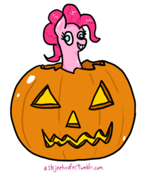 Size: 739x882 | Tagged: safe, artist:joehoofer, pinkie pie, g4, 30 minute art challenge, halloween, holiday, jack-o-lantern, pumpkin