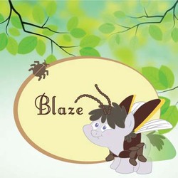 Size: 414x414 | Tagged: safe, artist:kimomo, truffle shuffle, firefly (insect), insect, g4, blaze (disney), costume, disney fairies, insect wings, wings