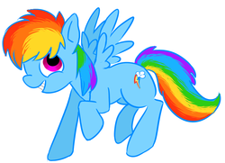 Size: 866x628 | Tagged: safe, artist:makeapan, rainbow dash, pony, g4