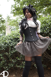 Size: 500x750 | Tagged: safe, artist:vidot, octavia melody, human, g4, clothes, cosplay, irl, irl human, photo, skirt, solo