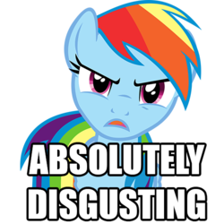 Size: 512x512 | Tagged: safe, rainbow dash, g4, image macro, reaction image