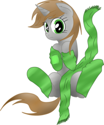 Size: 1024x1234 | Tagged: safe, artist:jetwave, oc, oc only, oc:littlepip, pony, unicorn, fallout equestria, clothes, fanfic, fanfic art, female, hooves, horn, legs in air, lying down, mare, simple background, socks, solo, transparent background