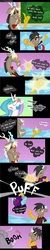 Size: 600x2972 | Tagged: safe, artist:falleninthedark, discord, princess celestia, oc, g4