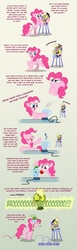 Size: 932x3038 | Tagged: safe, artist:anima-dos, discord, pinkie pie, g4, age regression, baby discord, comic