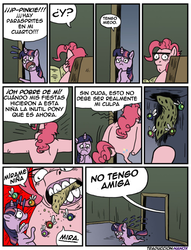 Size: 500x655 | Tagged: safe, artist:nnxmnd, pinkie pie, twilight sparkle, g4, meme, spanish, staredad, translation