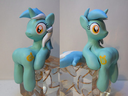 Size: 4320x3240 | Tagged: safe, artist:earthenpony, lyra heartstrings, pony, g4, craft, irl, photo, sculpture, sitting, solo