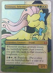 Size: 443x606 | Tagged: safe, artist:feather, fluttershy, g4, magic the gathering
