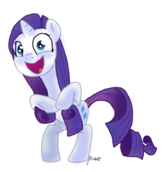 Size: 1307x1367 | Tagged: safe, artist:natalistudios, rarity, pony, unicorn, g4, season 3, the crystal empire, female, horn, mare, rarity tugs her mane, simple background, solo, transparent background, tugging