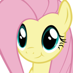 Size: 256x256 | Tagged: safe, fluttershy, pony, bust, cute, female, icon, looking at you, mare, portrait, shyabetes, simple background, smiling, solo, transparent background