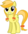 Size: 1024x1223 | Tagged: safe, artist:daringdashie, jonagold, marmalade jalapeno popette, earth pony, pony, g4, apple family member, looking at you, orange wafer, simple background, transparent background, vector
