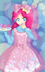 Size: 2645x4239 | Tagged: safe, artist:gatitonyaa, pinkie pie, human, g4, humanized, solo