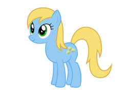 Size: 1600x1200 | Tagged: safe, artist:atmospark, buttercream, earth pony, pony, g4, simple background, smiling, solo, transparent background, vector
