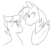 Size: 786x709 | Tagged: safe, artist:cleppyclep, big macintosh, caramel, earth pony, pony, g4, male, monochrome, stallion, stare