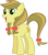 Size: 5270x6040 | Tagged: safe, artist:90sigma, apple strudely, earth pony, pony, g4, my little pony: friendship is magic, the last roundup, absurd resolution, apple family member, background pony, bow, female, hair bow, mare, simple background, solo, transparent background, vector