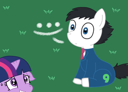 Size: 700x500 | Tagged: safe, artist:iaurora, twilight sparkle, turnabout storm, g4, ace attorney, crossover, phoenix wright, ponified