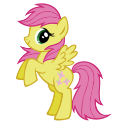 Size: 900x917 | Tagged: dead source, safe, artist:names-tailz, fluttershy, rainbow dash, pegasus, pony, g4, blind bag, blind bag fluttershy, blind bag pony, female, green eyes, mare, pink hair, pink mane, pink tail, rearing, recolor, simple background, solo, spread wings, stock vector, tail, toy, transparent background, wings, wrong eye color, wrong mane, yellow body, yellow coat, yellow fur, yellow pony, yellow wings