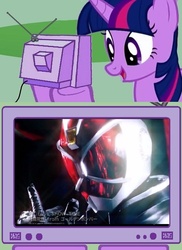 Size: 562x771 | Tagged: safe, twilight sparkle, pony, g4, exploitable meme, kamen rider, kamen rider wizard, meme, tv meme