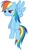 Size: 1600x2786 | Tagged: safe, rainbow dash, pegasus, pony, dragonshy, g4, female, flying, mare, simple background, solo, vector, white background