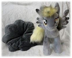 Size: 600x485 | Tagged: safe, artist:rens-twin, derpy hooves, pony, g4, irl, photo, plushie