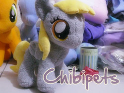 Size: 500x375 | Tagged: safe, artist:chibi-pets, derpy hooves, pegasus, pony, g4, female, irl, mare, photo, plushie, solo