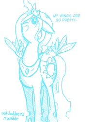 Size: 760x1000 | Tagged: safe, artist:redcladhero, queen chrysalis, g4, 30 minute art challenge, costume