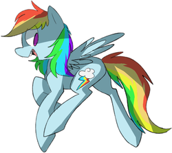 Size: 838x748 | Tagged: safe, artist:ghost, rainbow dash, pegasus, pony, g4, female, mare, solo