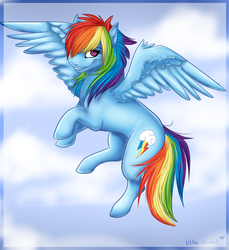 Size: 1249x1366 | Tagged: dead source, safe, artist:little-owlet, rainbow dash, pegasus, pony, g4, female, mare, solo