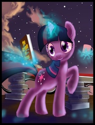 Size: 2600x3400 | Tagged: safe, artist:semajz, twilight sparkle, g4, book, magic, mug