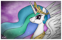 Size: 1979x1269 | Tagged: safe, artist:ep-777, princess celestia, alicorn, pony, g4, female, solo