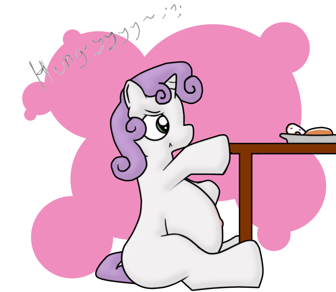 131700 Safe Artistcloudmentality Sweetie Belle Belly Bellyache Food Hungry Preggy 