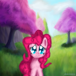 Size: 1500x1500 | Tagged: safe, artist:pinki3pie, pinkie pie, g4, fluffy, tree