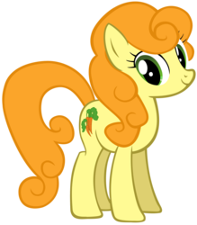 Size: 3500x4000 | Tagged: safe, artist:sirleandrea, carrot top, golden harvest, earth pony, pony, g4, female, high res, looking at you, simple background, solo, transparent background, vector