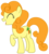 Size: 4516x5000 | Tagged: safe, artist:kooner-cz, carrot top, golden harvest, earth pony, pony, g4, absurd resolution, background pony, eyes closed, female, happy, mare, raised hoof, simple background, solo, transparent background