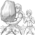 Size: 800x800 | Tagged: safe, artist:johnjoseco, big macintosh, braeburn, tom, human, g4, grayscale, humanized, monochrome