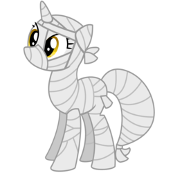 Size: 3000x3000 | Tagged: safe, artist:longsummer, lyra heartstrings, pony, g4, costume, female, mummy, nightmare night, simple background, solo, transparent background, vector