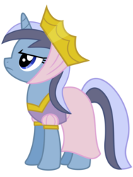 Size: 3000x4000 | Tagged: safe, artist:longsummer, minuette, pony, unicorn, g4, hearth's warming eve (episode), background pony, clothes, costume, crown, female, hearth's warming eve, jewelry, mare, regalia, simple background, solo, transparent background, unicorn tribe, vector