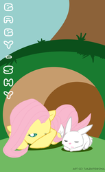 Size: 850x1392 | Tagged: safe, artist:doublerainbowfilly, fluttershy, pony, g4, baby, baby pony, babyshy