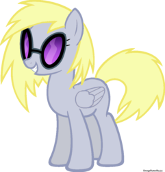 Size: 879x910 | Tagged: safe, artist:flutterderpy, derpy hooves, pegasus, pony, g4, dj derp, dj doo, female, mare, simple background, transparent background, vector