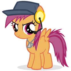Size: 600x600 | Tagged: safe, artist:flutterderpy, scootaloo, g4, scout, scoutaloo, team fortress 2