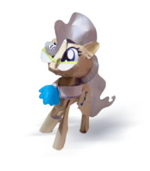 Size: 1344x1536 | Tagged: safe, artist:kna, mayor mare, earth pony, pony, g4, papercraft, photo, simple background, transparent background