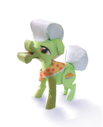 Size: 1160x1428 | Tagged: safe, artist:kna, granny smith, earth pony, pony, g4, female, mare, papercraft, photo, simple background, solo, transparent background