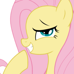 Size: 1024x1024 | Tagged: safe, artist:trolluna, fluttershy, pegasus, pony, g4, bust, female, mare, portrait, profile, simple background, solo, transparent background