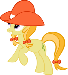 Size: 3000x3311 | Tagged: safe, artist:chisella1412, jonagold, marmalade jalapeno popette, earth pony, pony, g4, apple family member, female, mare, marmalade, simple background, solo, transparent background, vector