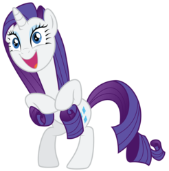 Size: 4800x4880 | Tagged: safe, artist:yanoda, rarity, pony, g4, season 3, the crystal empire, absurd resolution, excited, rarity tugs her mane, simple background, solo, transparent background, tugging, vector