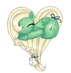 Size: 1000x1032 | Tagged: safe, artist:whiteeyedcat, oc, oc only, oc:rainy day, pegasus, pony, heart, heart pony, simple background, solo, transparent background