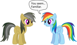 Size: 12669x7414 | Tagged: safe, artist:tandyman100, daring do, rainbow dash, g4, absurd resolution, simple background, transparent background, vector