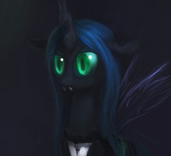 Size: 960x876 | Tagged: dead source, safe, artist:grissaecrim, queen chrysalis, changeling, changeling queen, g4, clothes, female, suit